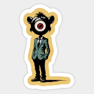 Eyeball Eddie's Casual Adventure Sticker